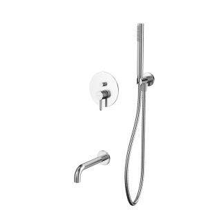 Система для ванны скрытого монтажа WHITECROSS Y YSET06NIB брашированный никель